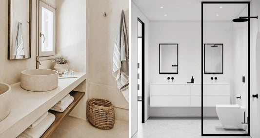 Inspiration: 9 minimalistiske badeværelser fra Pinterest