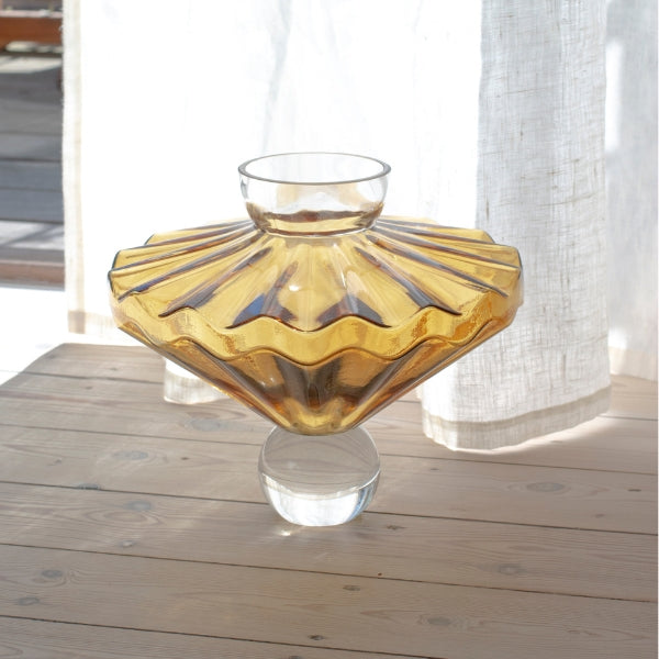 Ballerina Vase in Amber