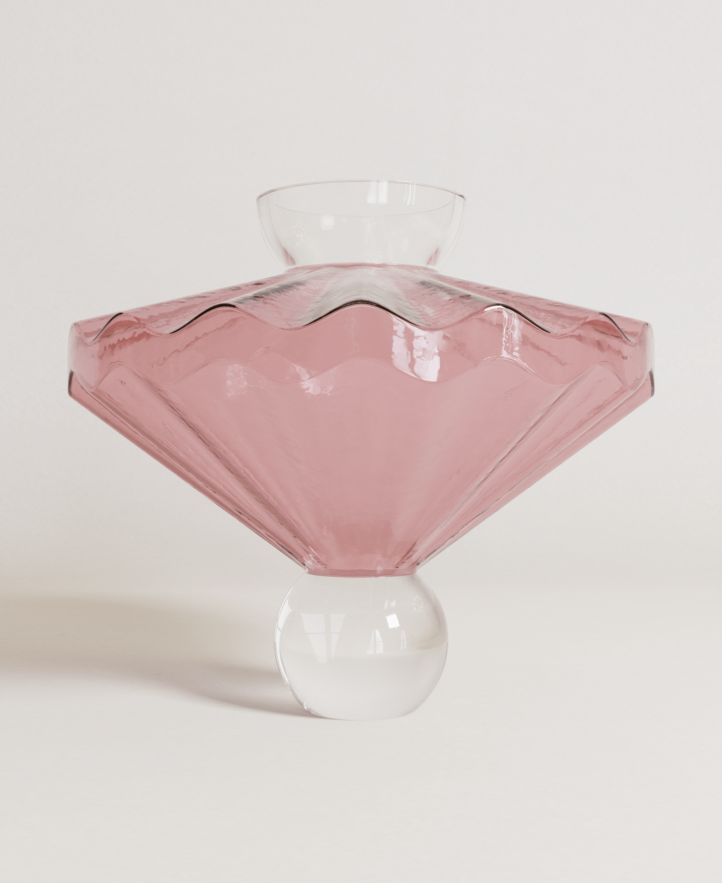 Ballerina Vase in Rose