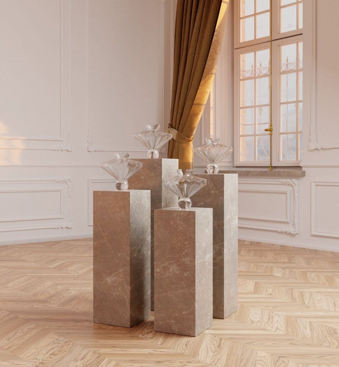 Ballerina Vase in Clear
