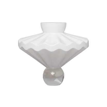 Ballerina Vase in Milky