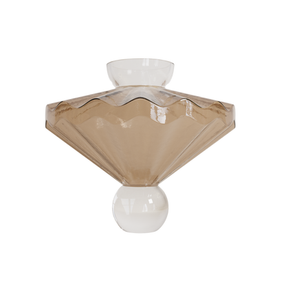 Large Ballerina Vase in Coffee