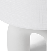 Stori Bordlampe M. Lampeskærm, Arch, Hvid