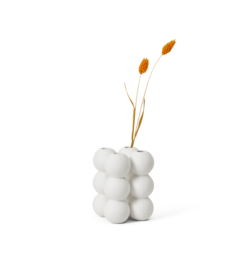 Stori Vase / Skulptur, Ball Small, Hvid