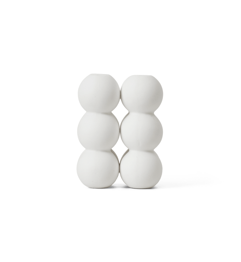 Stori Vase / Skulptur, Ball Large, Hvid